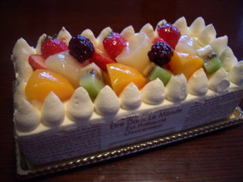 ボックスケーキ