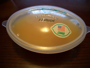 オレンジのゼリー