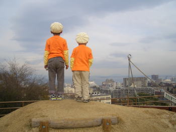 琵琶湖と子供達!