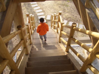 恵那峡サービスエリアの見晴台