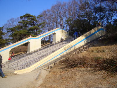 愛知県森林公園の滑り台