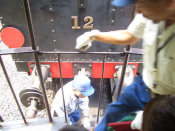 明治村のSL 連結風景