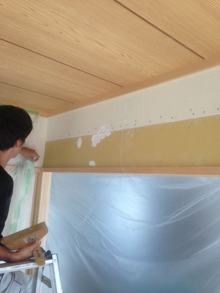 最終 補修3日目 パテ埋め作業 アイダ設計 ローコスト住宅 アイダ設計で注文住宅を建てる 最終 補修3日目 パテ埋め作業 アイダ設計 ローコスト住宅 アイダ設計で注文住宅を建てる