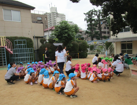 明石　保育園　園庭