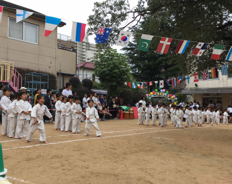 保育園 運動会 拳法1