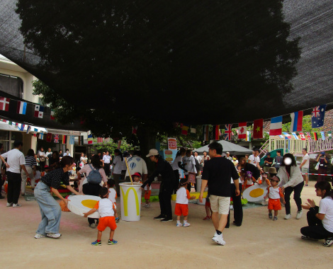 明石 保育園 ハンバーガー