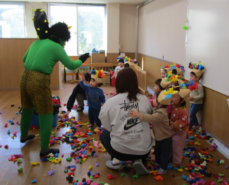 明石　保育園　おに