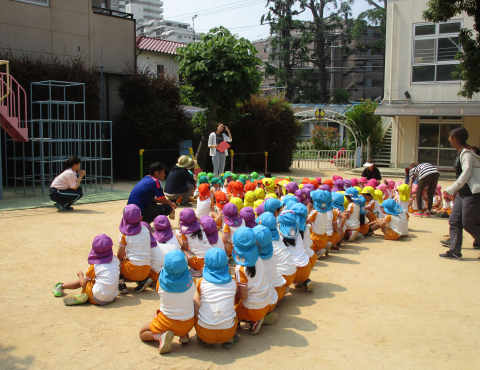 明石 保育園 避難訓練