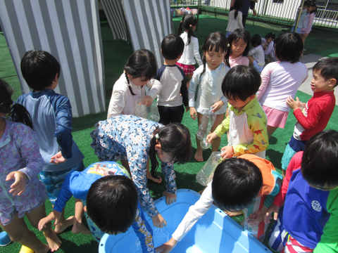西明石５歳水遊び７