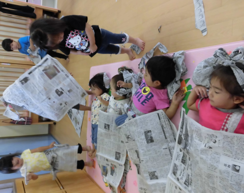 明石 保育園 室内遊び1