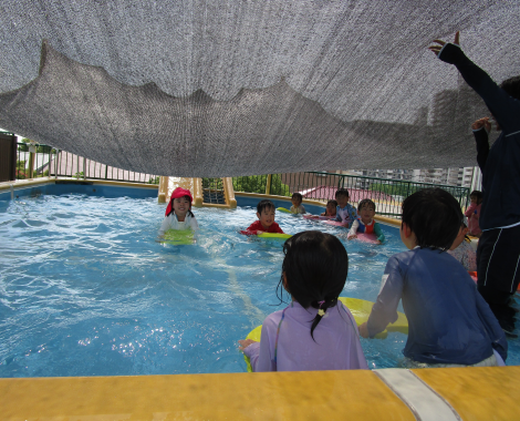 明石 保育園 水泳