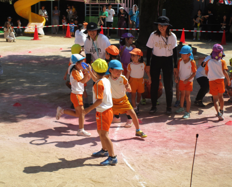 明石 保育園 バトン