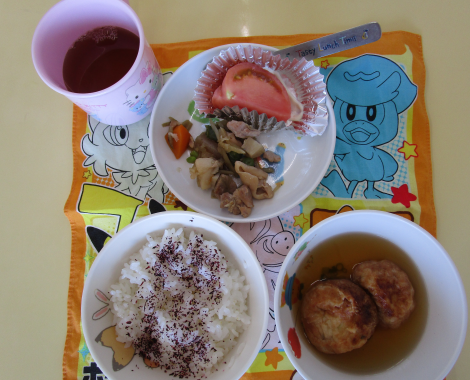 明石　保育園　給食