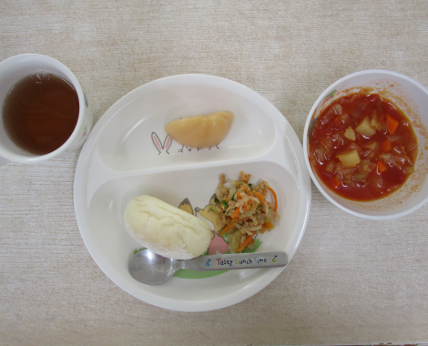 明石 保育園 給食