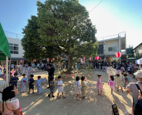 明石　保育園　盆踊り