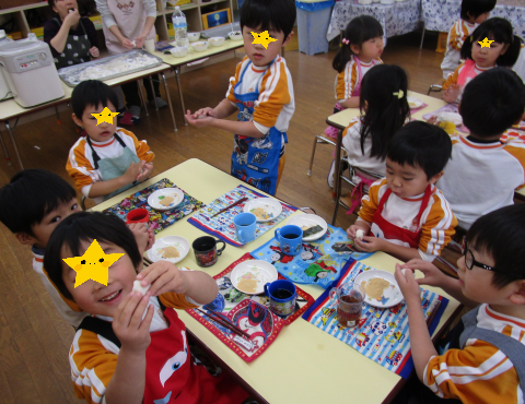 明石 保育園 クッキング5