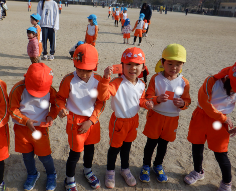 明石　保育園　マラソン４歳