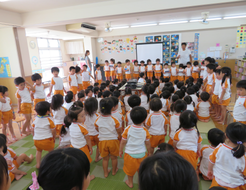 明石 保育園 誕生日会