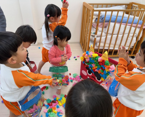 明石　保育園　豆まき