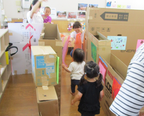 明石　保育園　１歳児迷路