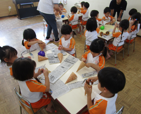 明石 こども園 3歳児