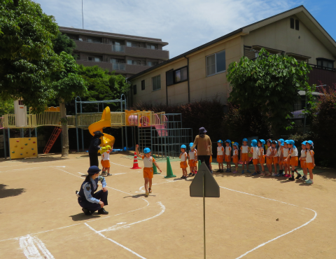 明石 保育園 交通安全教室5