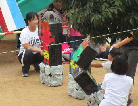 明石 保育園 運動会2歳 (3)