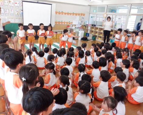 明石 こども園 誕生日会