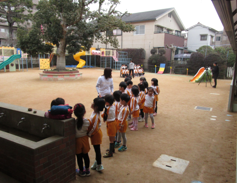 明石 保育園 記念写真
