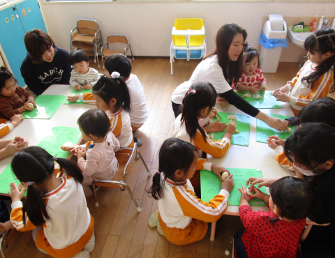 明石 保育園 お制作1