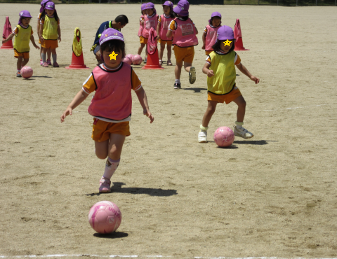 明石　保育園　サッカー教室1