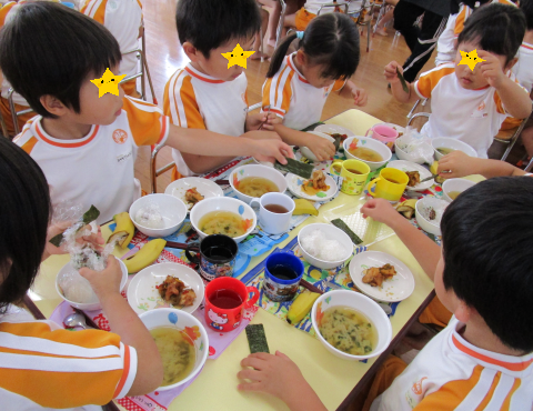 明石 保育園 給食