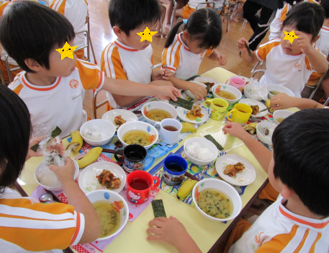 明石　保育園　給食