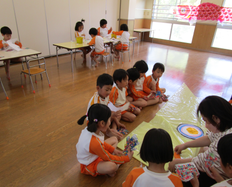 明石市 保育園 こいのぼり