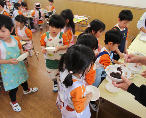 明石　保育園　クッキング