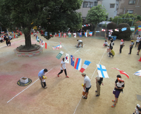 明石 保育園 運動会1