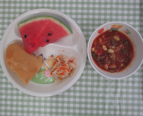 明石　保育園　給食