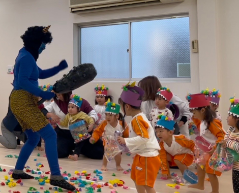 明石　保育園　節分