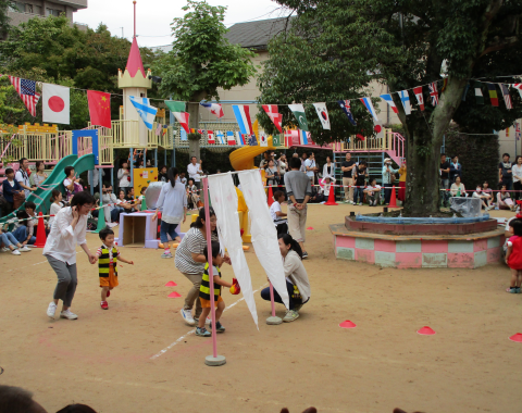 保育園 運動会 親子競技2