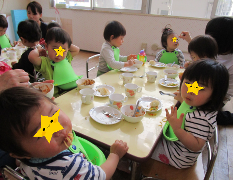 明石 保育園 1歳給食