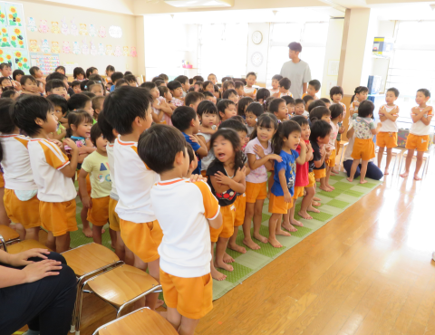 明石 保育園 誕生会
