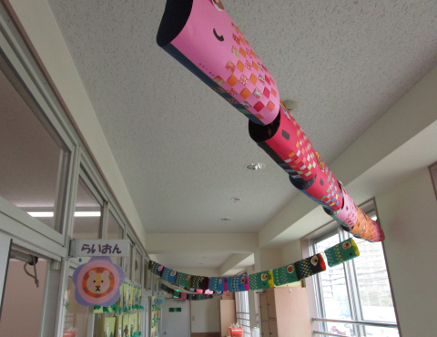 明石 保育園 こいのぼり