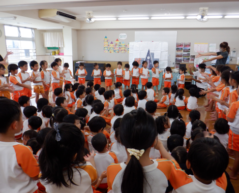 明石 保育園 誕生日会