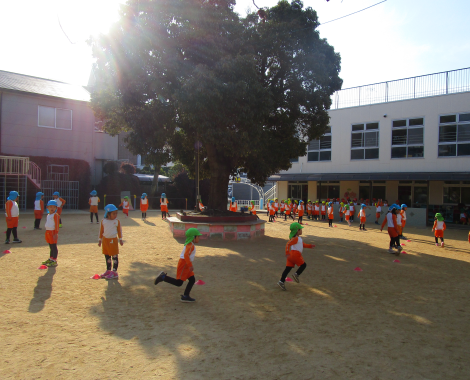 明石 保育園 かけっこ