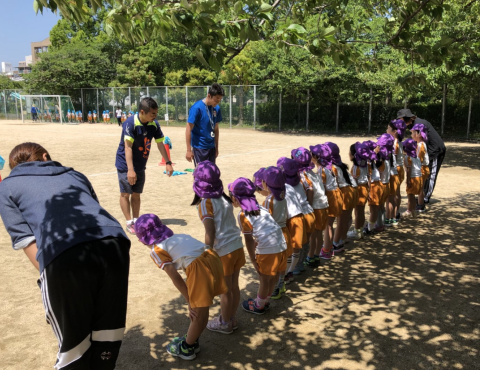 明石　保育園　サッカー２