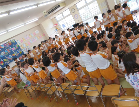 明石 保育園 誕生会1