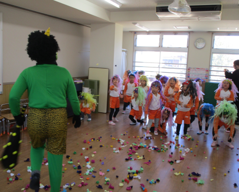 明石　保育園　節分２