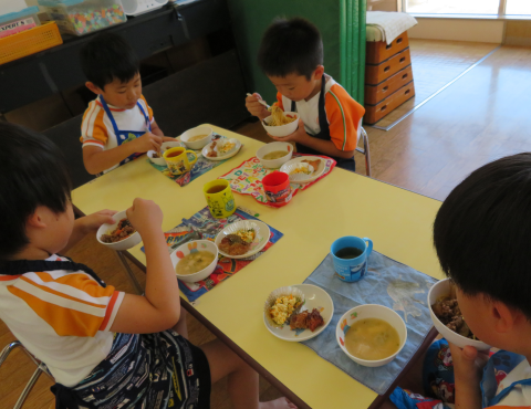 明石 保育園 パスタ