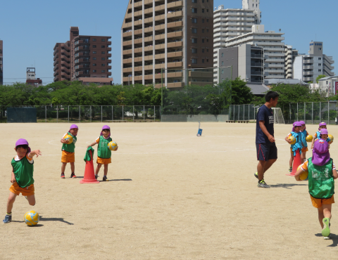 明石　保育園　サッカー教室2