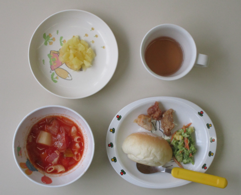 明石 保育園 給食